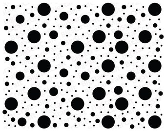 POLKA DOT Pattern SVG, Instant Download, Polka Dot Svg, Digital Download, Random Polka Dots, Pattern Cut Files, Polka Dot Vector, File Svg