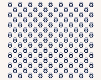 Arquivos SVG de padrão hexagonal 3D: arquivos de corte ClipArt (download digital)