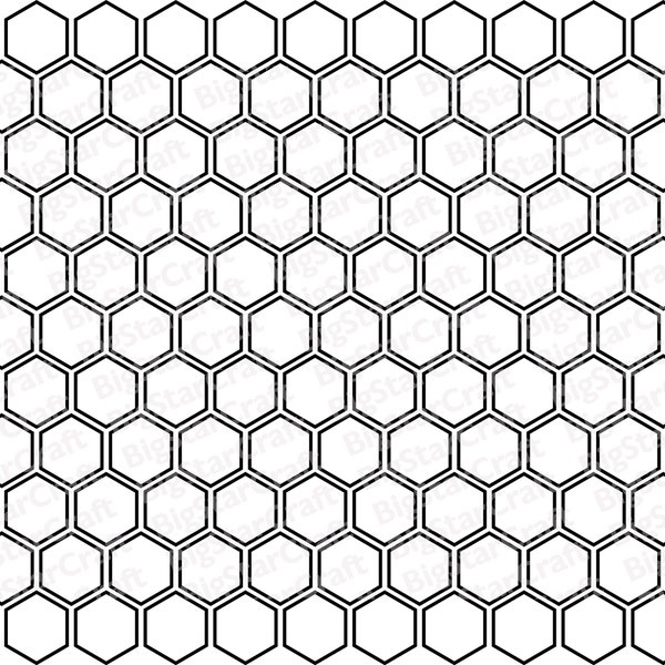 HONEYCOMB PATTERN SVG, Instant Download, Hexagon Svg, Honeycomb Pattern ClipArt, Honey Svg, Digital Download, Honeycomb Svg, Pattern Svg