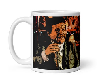 Goodfellas Movie Quote Mug, Dig a Hole, Joe Pesci Quote, Funny