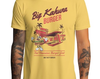 Pulp Fiction-Hemd; Pulp Fiction, Jules, Big Kahuna Burger, Geschenk für Mann, lustiges Geschenk, Weihnachtsgeschenk, lustiges Shirt
