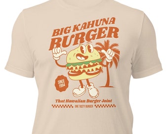 Pulp Fiction-Hemd; Big Kahuna Burger Unisex T-Shirt, Unisex Film Shirt, lustiges Essen Shirt, Geschenk für Papa, Geschenk für Mann