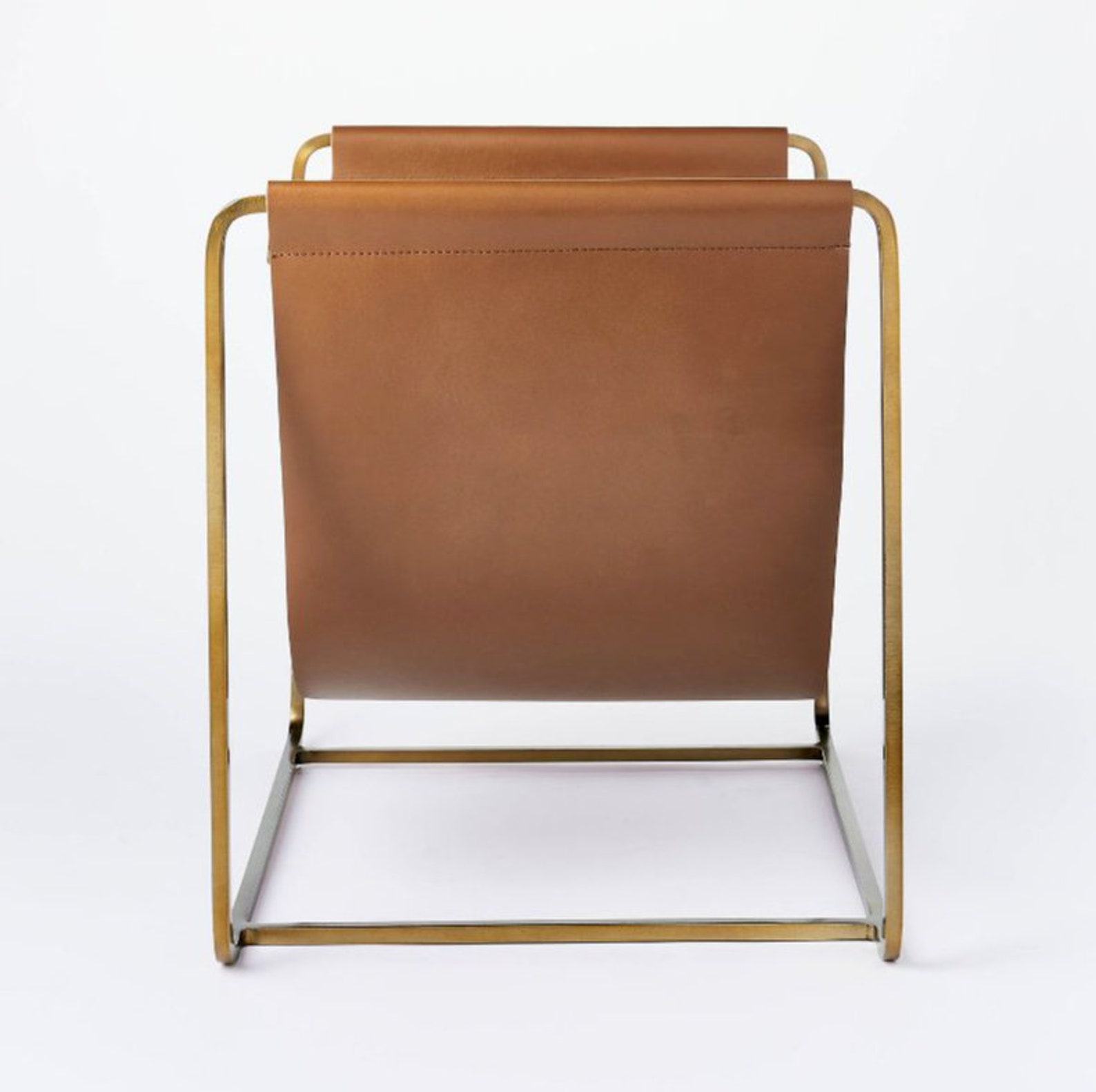 16 X 14 Metal Log Holder With Leather Sling Etsy