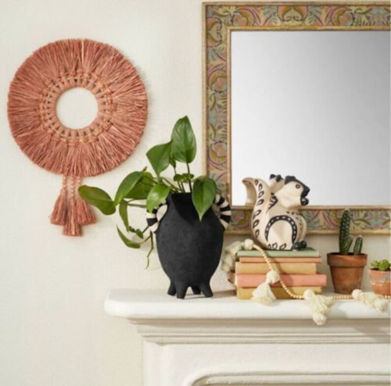 Opalhouse Jungalow Terracotta Vase With Handles Etsy