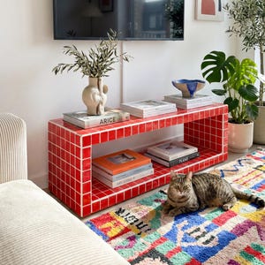Tiled TV Stand, Fun