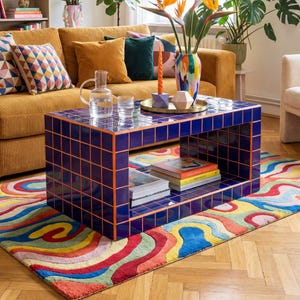 Tiled Coffee Table/Shoe Rack, Shoey M