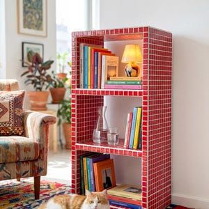 Tiled Bookshelf, Buky