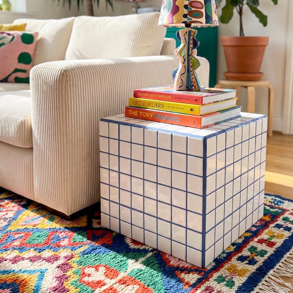 Tiled Side Table, Box M
