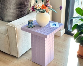 Tile Effect Side Table, Leggo
