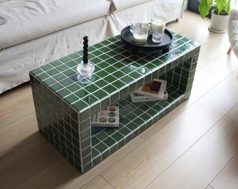 Tiled Coffee Table/Shoe Rack (Germany Free Shipping), Shoey