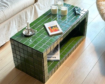 Tiled Coffee Table/Shoe Rack, Shoey