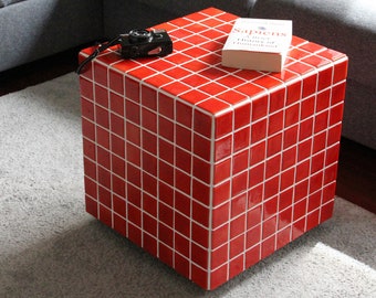 Tiled Cube Table, Box