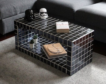 Tiled Coffee Table/Shoe Rack, Shoey