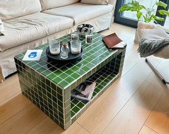 Tiled Coffee Table, Big Shoey