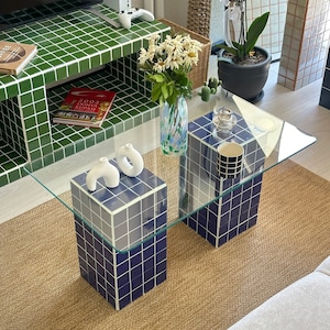 Tiled Glass Coffee Table, Lucent