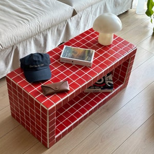 Tiled Coffee Table/Shoe Rack, Shoey