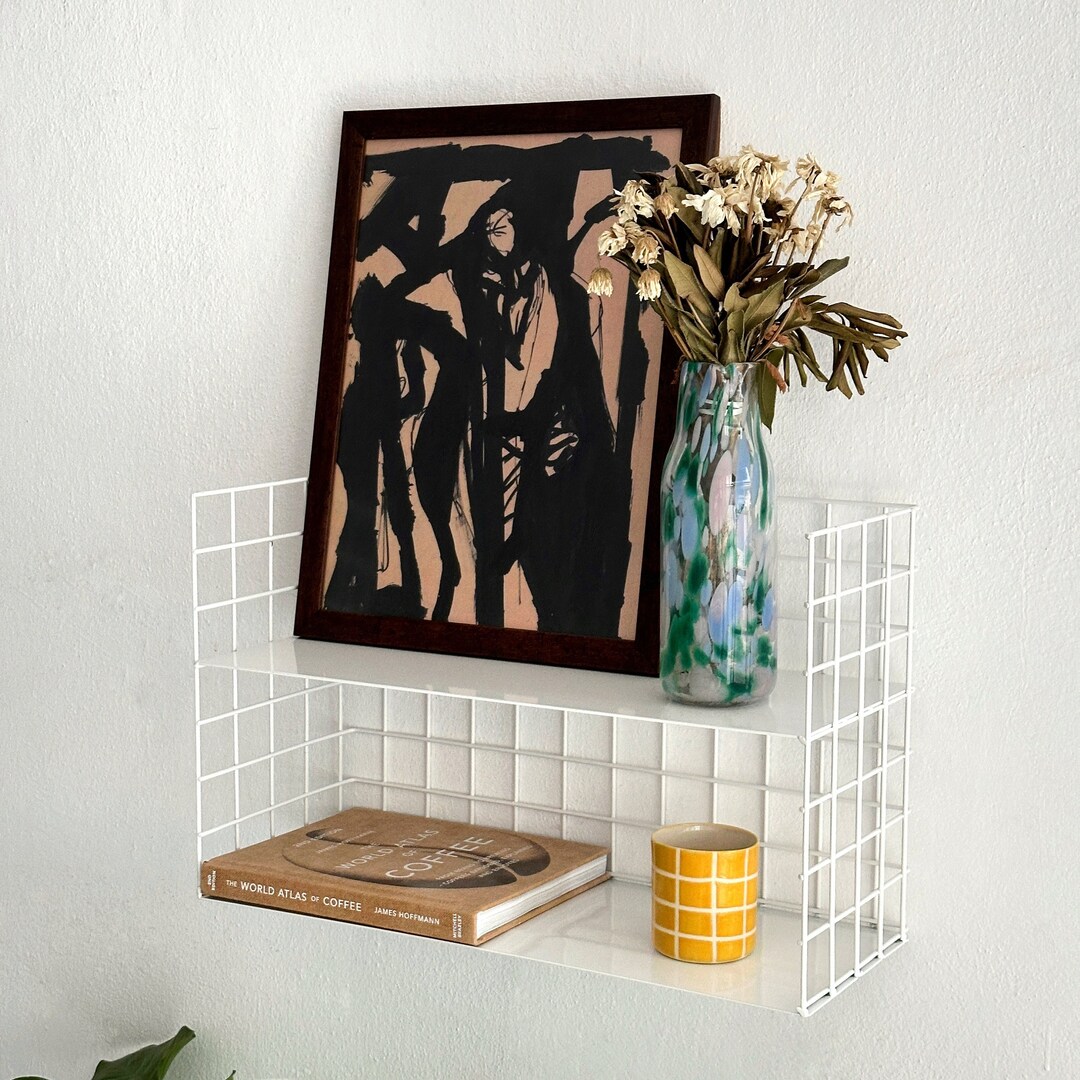 Metal Wire Mesh Wall Shelf, Mesh Etsy