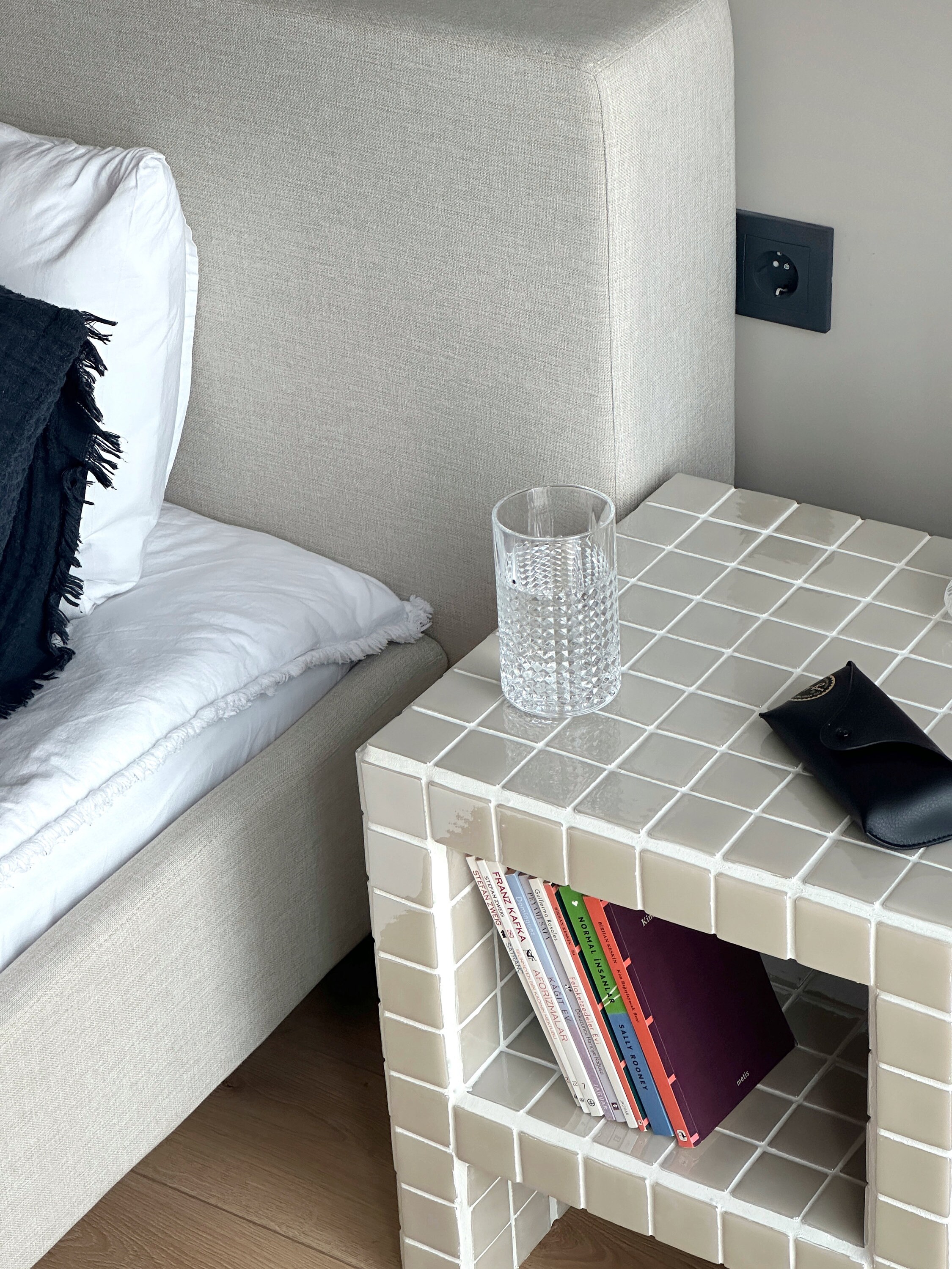 H&O × Geek Field _ ML SideTable Tiled Side Table,sidekick - Etsy