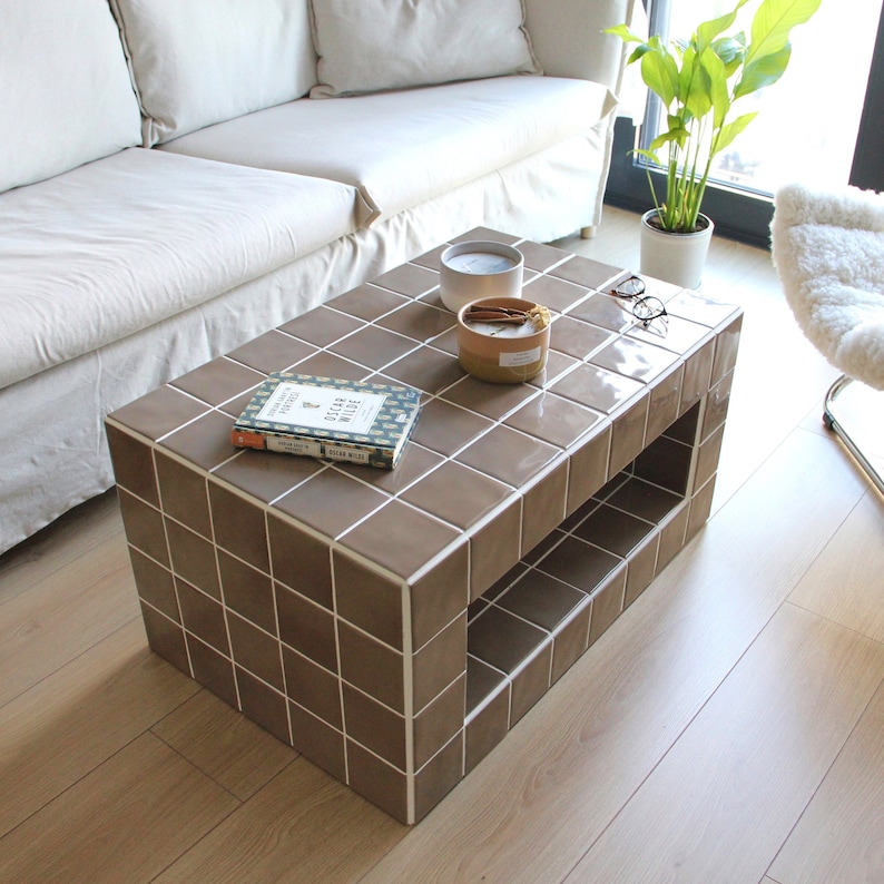 Tiled Coffee Table, Chubby - Etsy