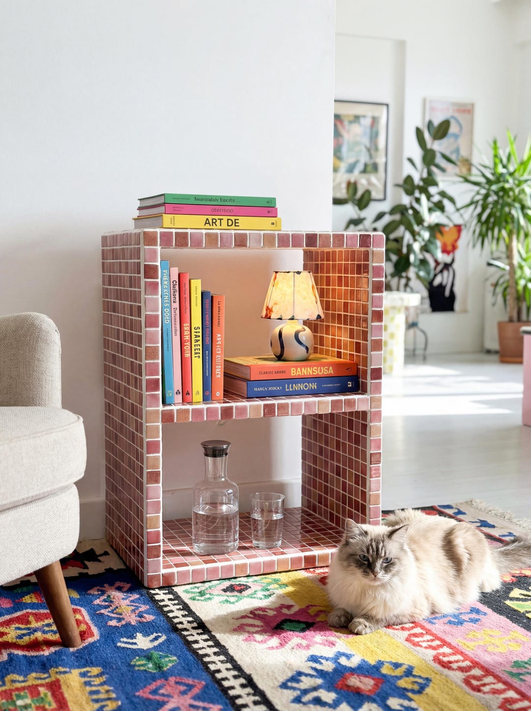 Tiled Bookshelf, S-buky - Etsy