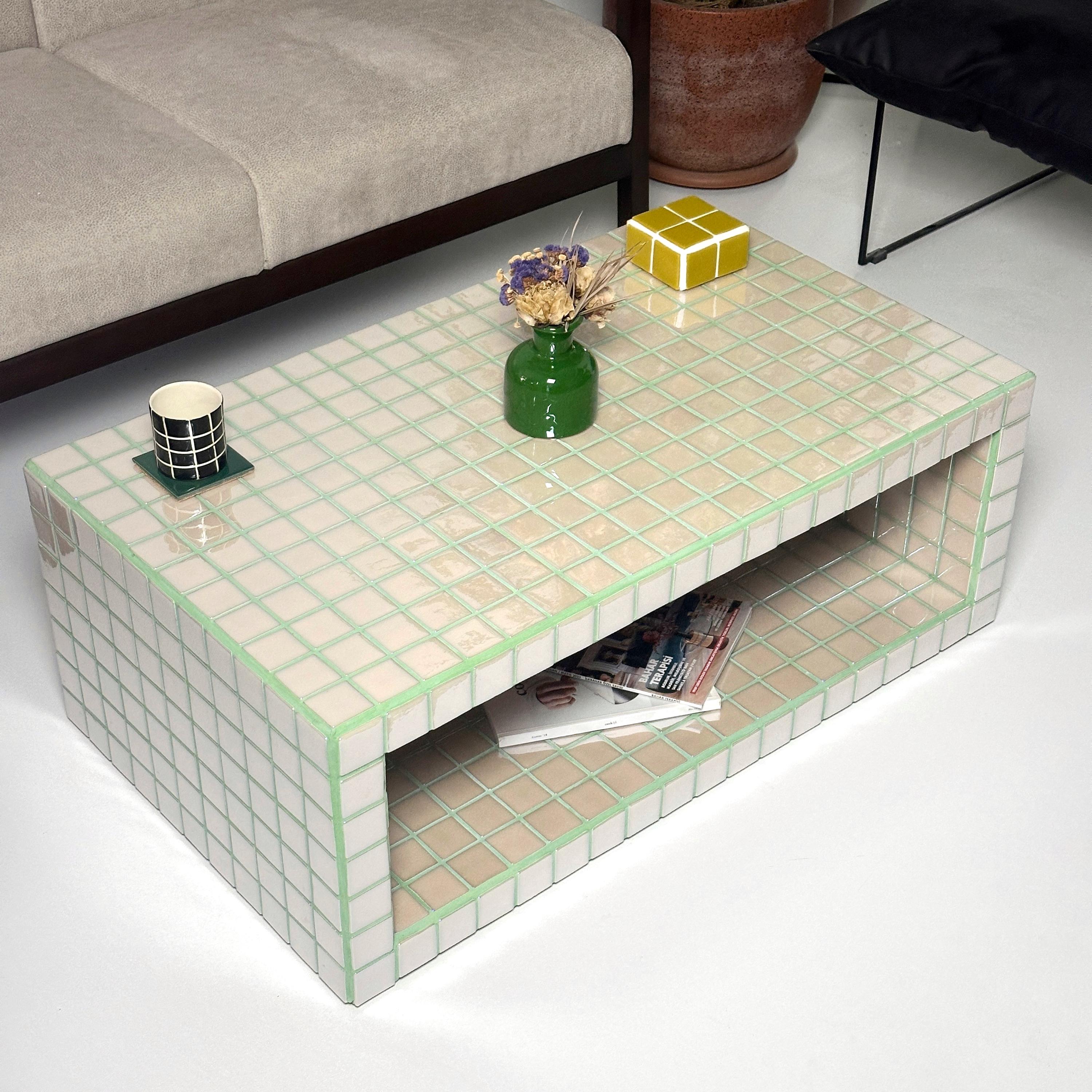 Tiled Coffee Table, Big Shoey