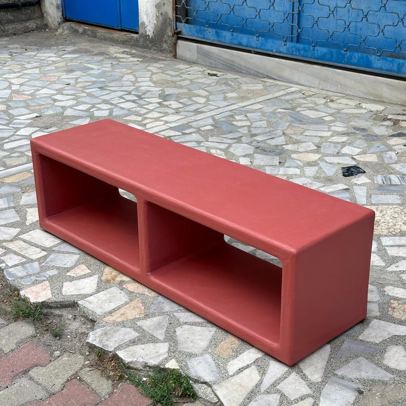Luno Tv Unit, Micro Concrete Texture - Etsy