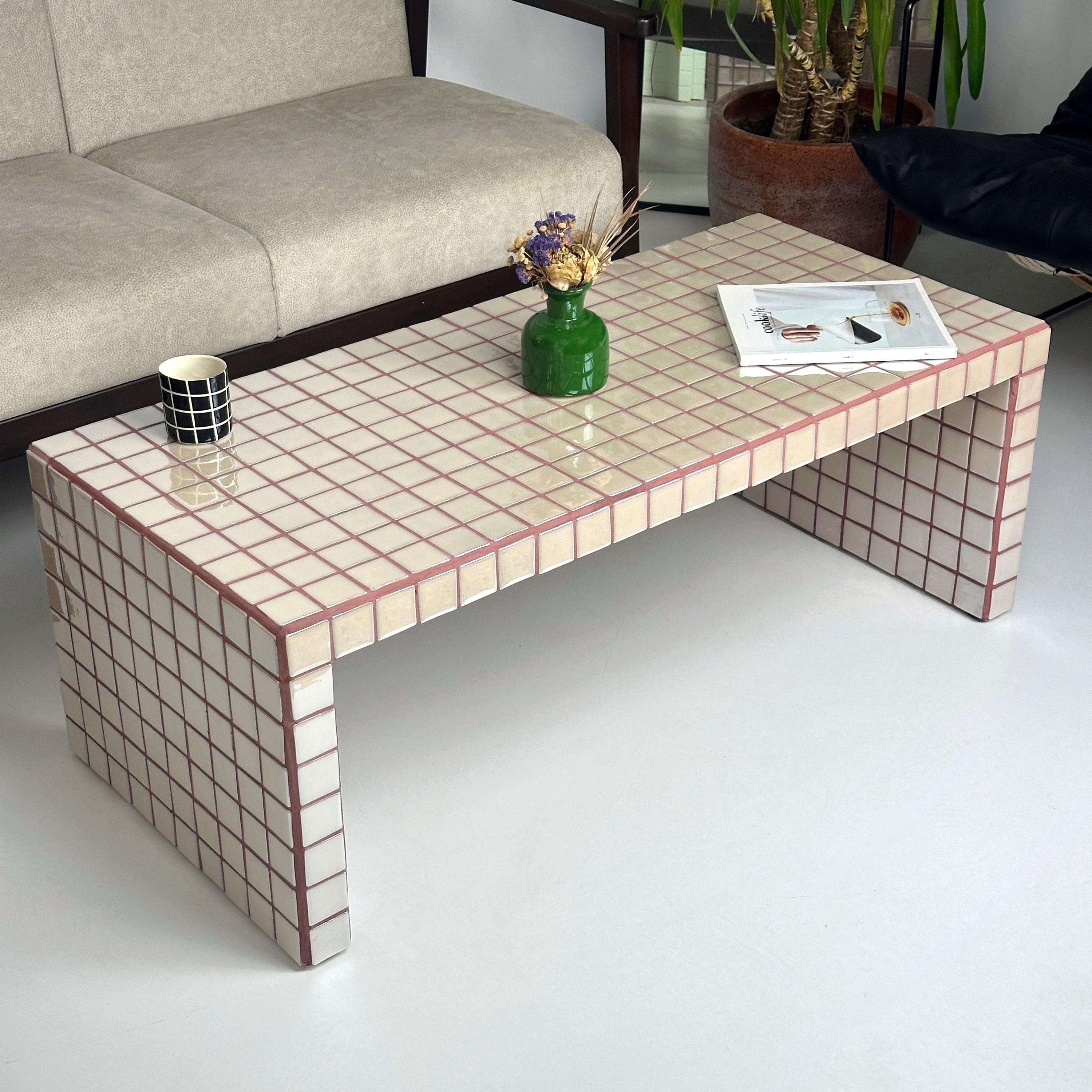 Tiled Coffee Table, Vividus M - Etsy