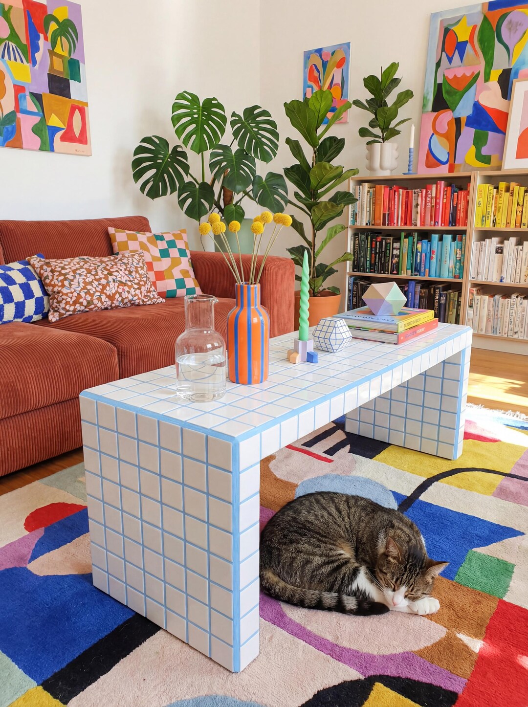 Tiled Coffee Table, Vividus M - Etsy