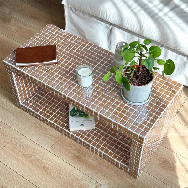 Tiled Coffee Table/Shoe Rack, Shoey