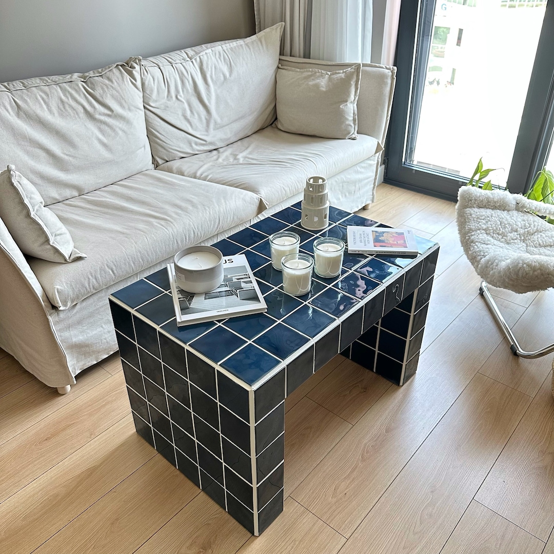 Tiled Coffee Table, Retro - Etsy