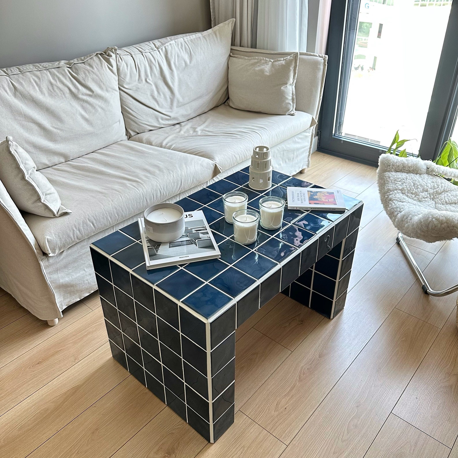 Tiled Coffee Table, Retro - Etsy
