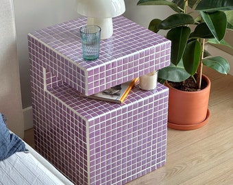 Tiled Side Table, Minima