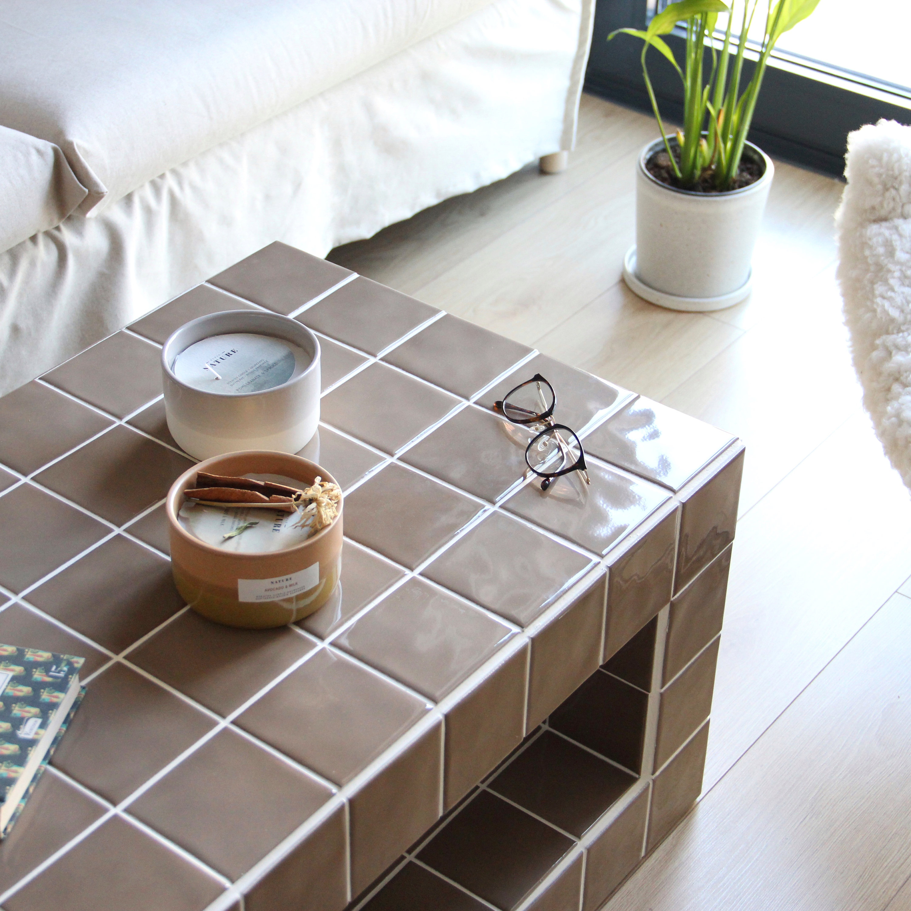 Tiled Coffee Table, Chubby - Etsy