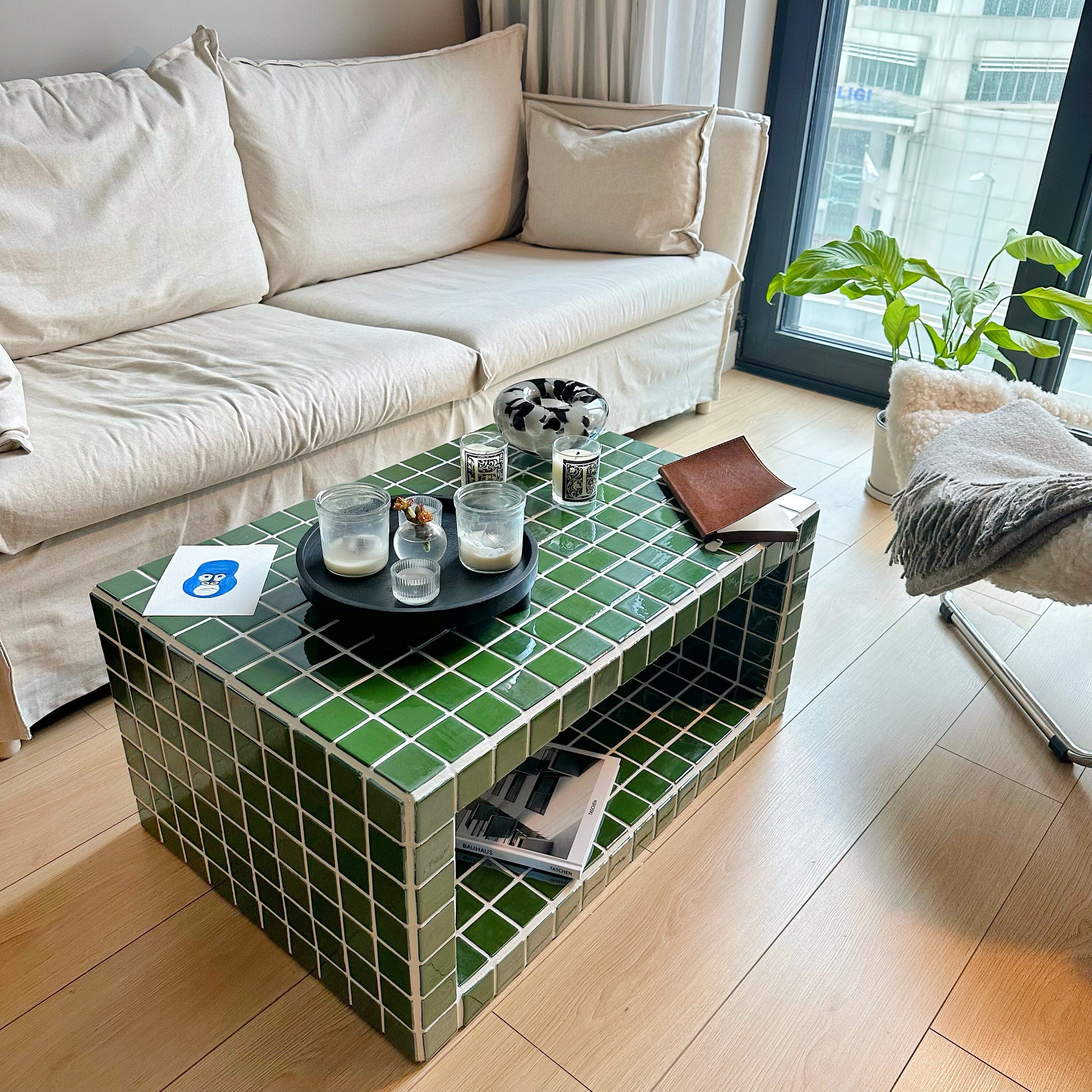 Tiled Coffee Table, Big Shoey - Etsy