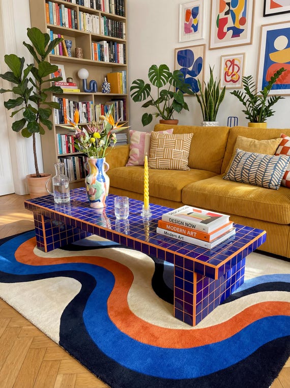 Gefliester Couchtisch, Voxel