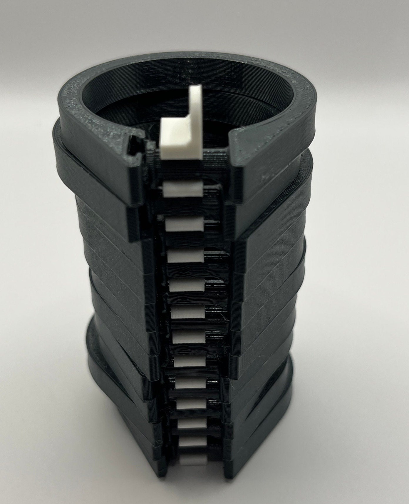 Anthracite Grey 3D Printed Shower Curtain Rings Etsy