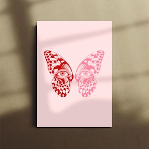 Papillon - illustrazione stampata