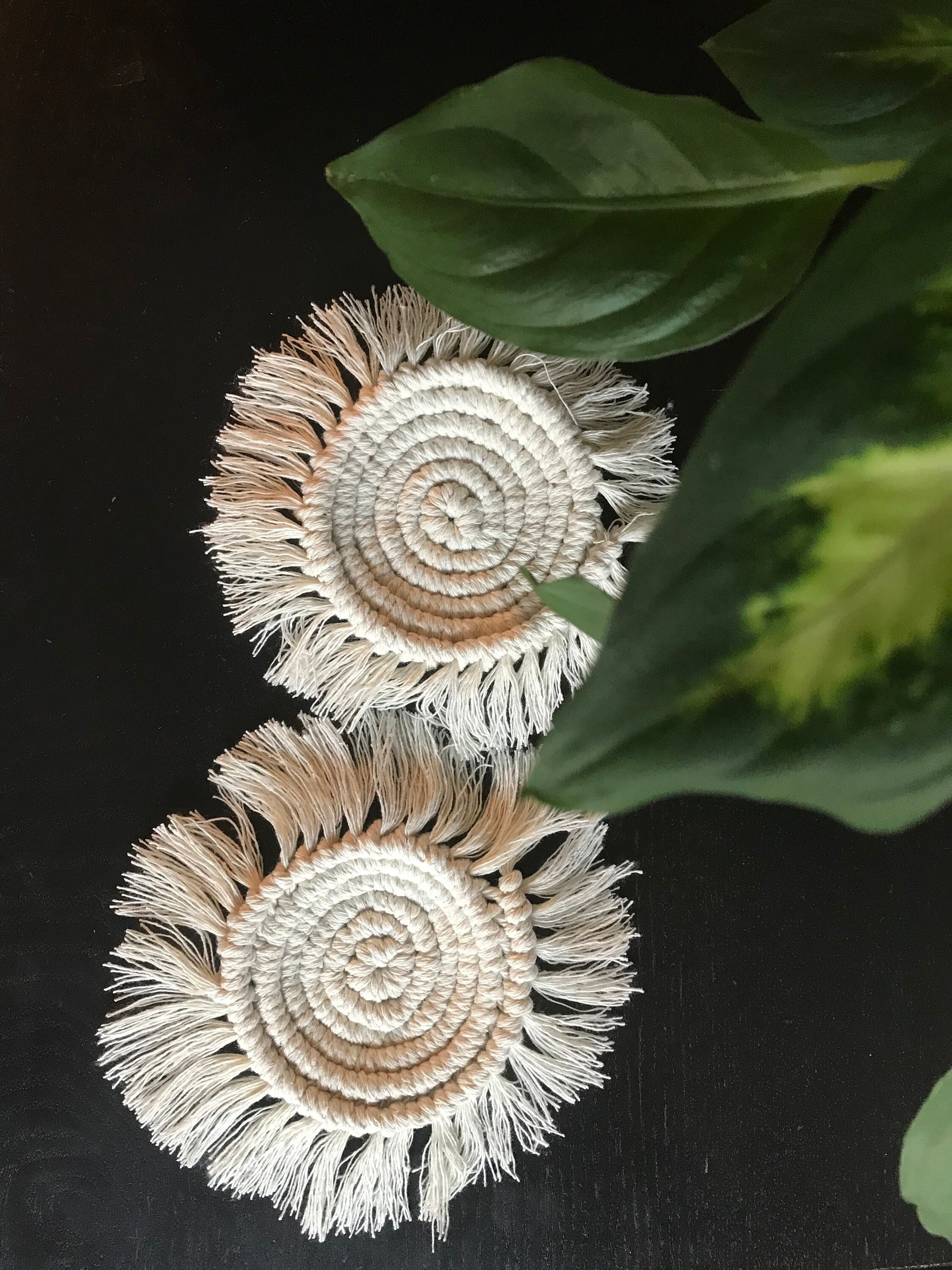 Dessous de Verre en Macramé - Sous-Verres