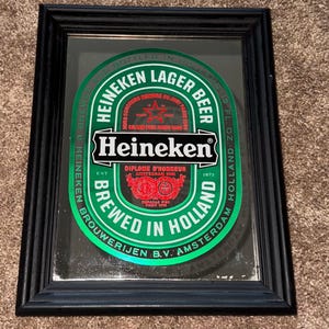 ハイネケン ミラー インテリア ウイスキー バー 鏡 酒 アンティーク hZ8B ハイネケン ミラー インテリア ウイスキー バー 鏡 酒 アンティーク hZ8B