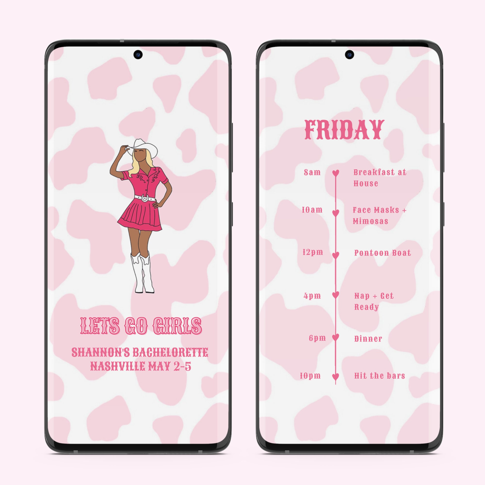 Disco Cowgirl Bachelorette Invitation Template Lets Go Girls Cowgirl Bachelorette Nashville Bachelorette
