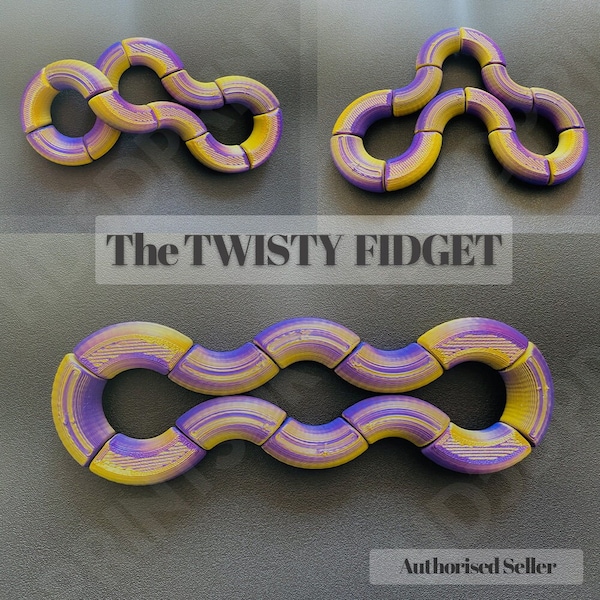 The Twisty Fidget | 3D Printed Fidget Toy | Desk Fidget