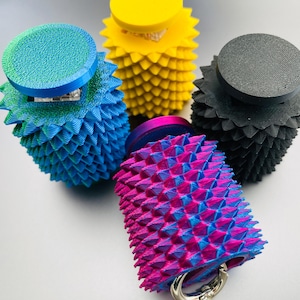 Spiky Clicker Fidget Toy | 3D Printed Clicker for Sensory Focus | Pain-Seeking Stims | Spiky Handheld Fidget Toy for Neurodivergent Adults