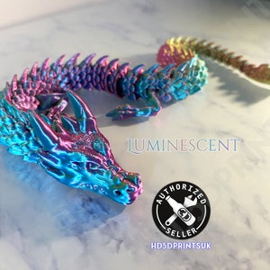 Dragon articulé imprimé en 3D : jouet sensoriel agité