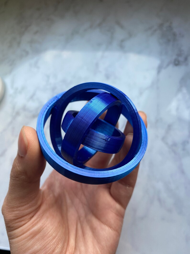 Gyro Fidget 3D Printed Gyro Fidget Tinker Toys Etsy Australia
