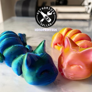 Cute Fidget Cat Articulating Fidget Toy | Anxiety Relief | Stress Reliever Toy | Desk Toy