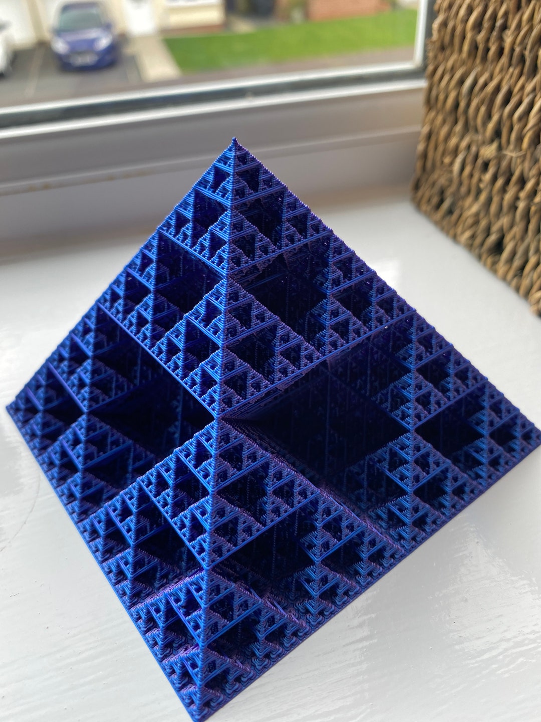 【希少品】「Fractal State Of Being」 3D Printed Sierpinski Octahedron | Fractal Pyramid | the
