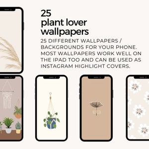 Plants wallpaper, plant lover wallpaper, 25 iPhone backgrounds, botanical wallpapers