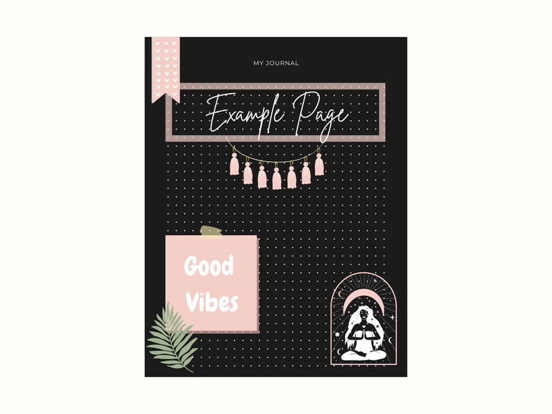 Digital Notebook Black Paper, Goodnotes Notebook Black, Dot Grid Notebook, Lined Notebook Etsy