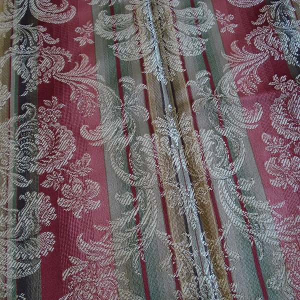 Vintage Upholstery Fabric Etsy