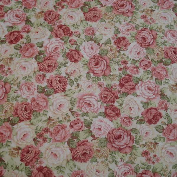 Peaceful Garden/Mary Jane Carey/Holly Hill Quilt Designs/Henry Glass/Pattern # 8698/100% Cotton/Retired/One Yard Available